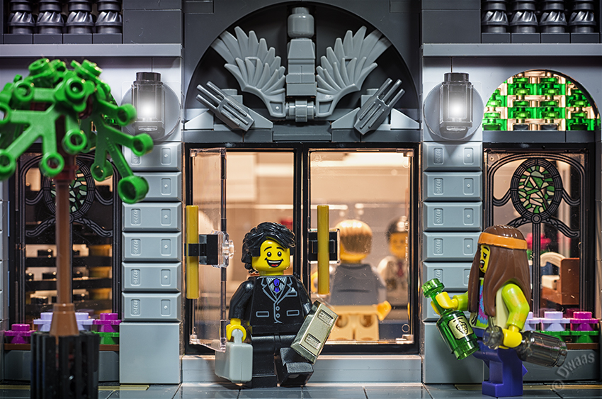 lego bank money rags riches