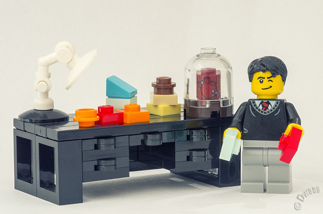 Strange man and his Lego