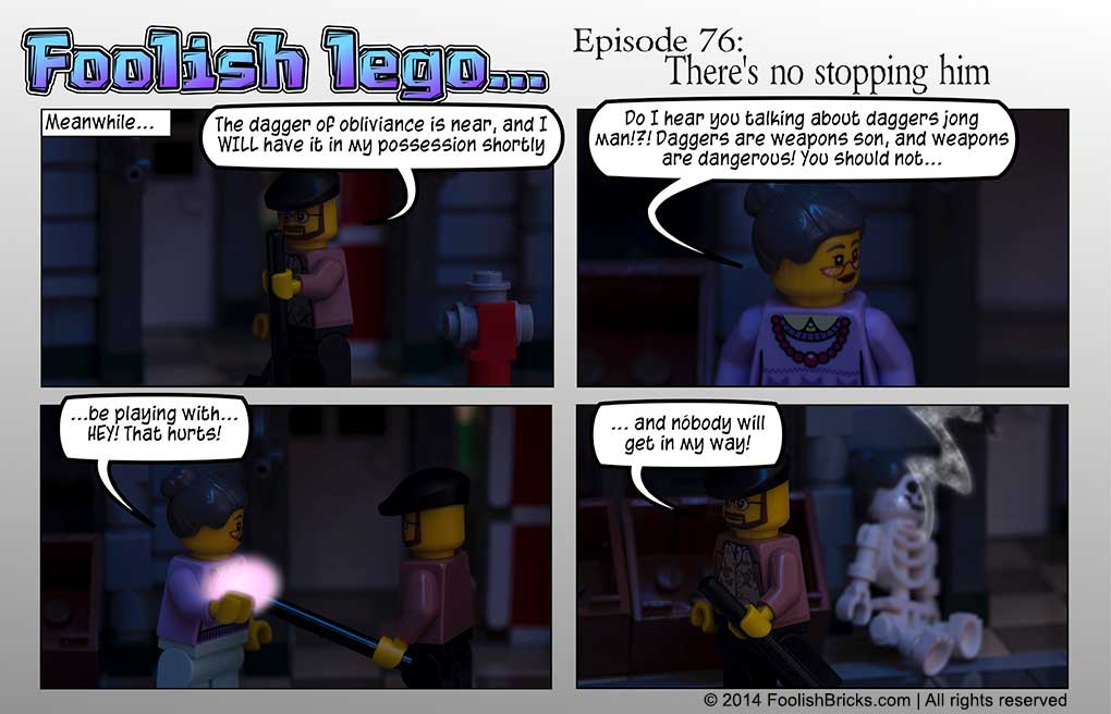 lego brick comic - Scondite is very dangerous