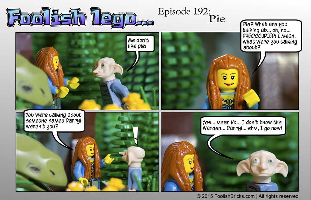 lego brick comic - Fellisa gives Noldor the third degree (sort of)