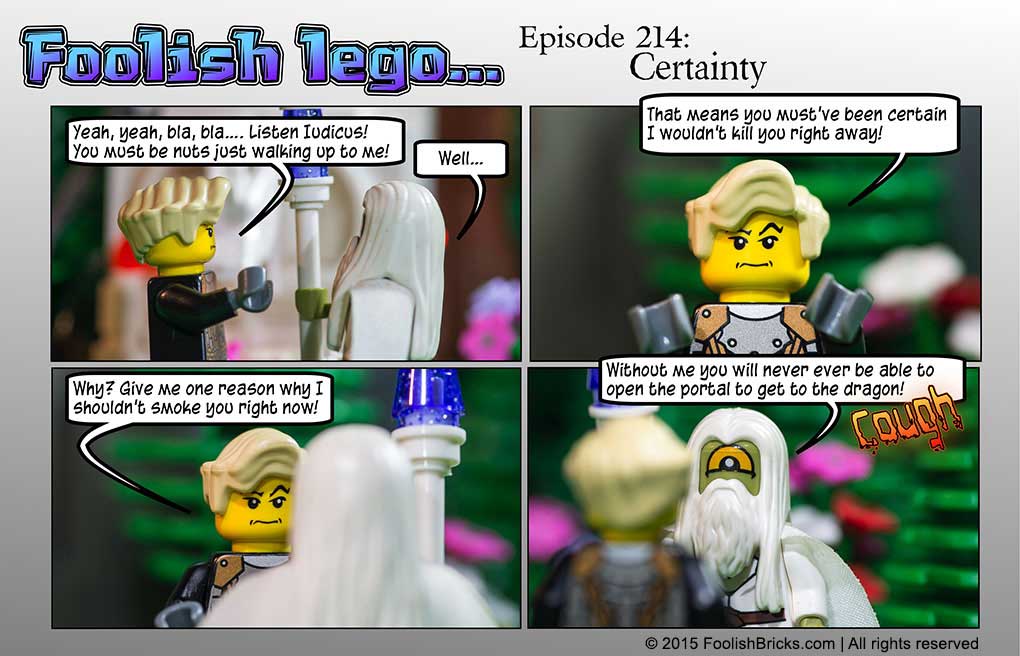 lego brick comic - Willy tries to convince Scondite it would be wise for him to kill Willy