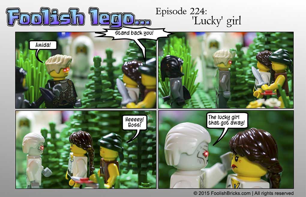 lego brick comic - Amida falls into the hands of Scondite