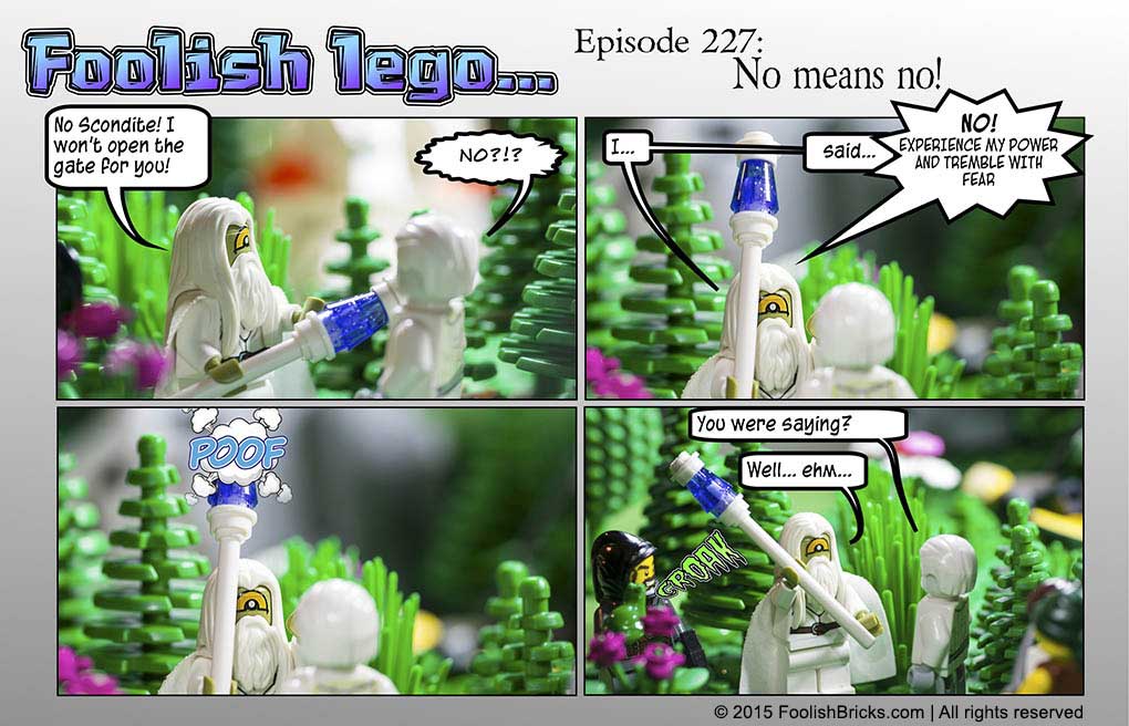 lego brick comic - Willy's plan to take down Scondite fails miserably