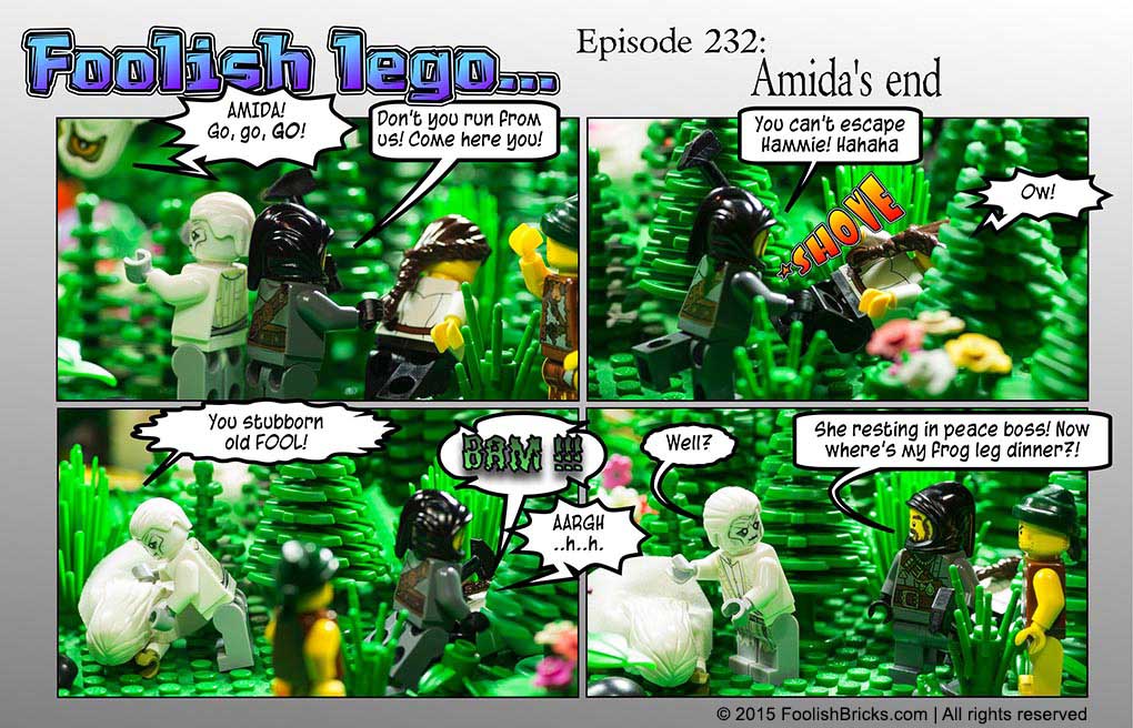 lego brick comic - Venator kills Amida