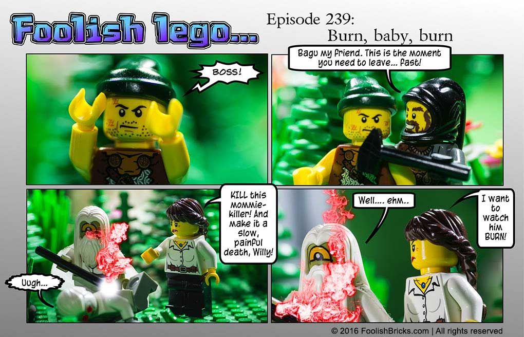 lego brick comic - Amida wants revenge for what Scondite did to her