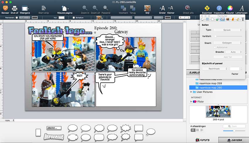 workflow chapter 1 lego comic