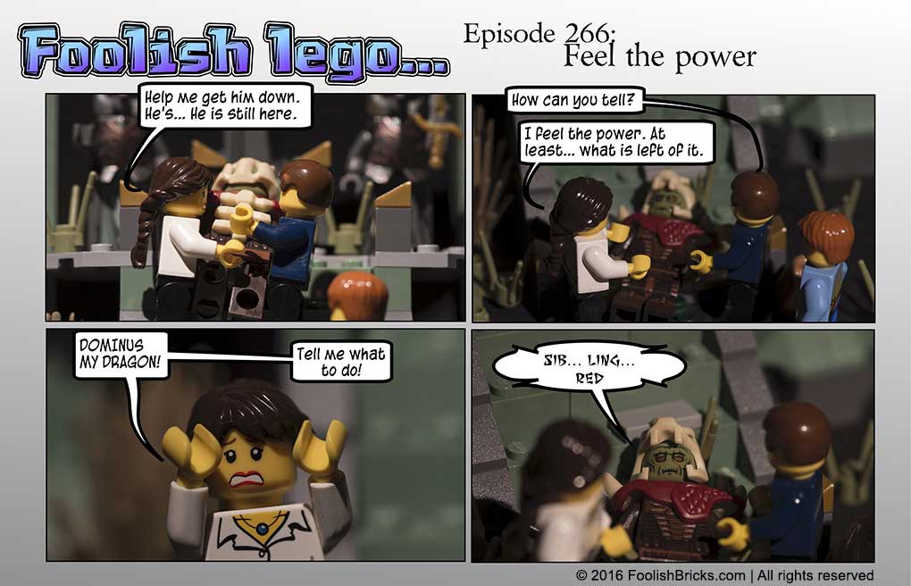 lego brick comic - Dominus is dying
