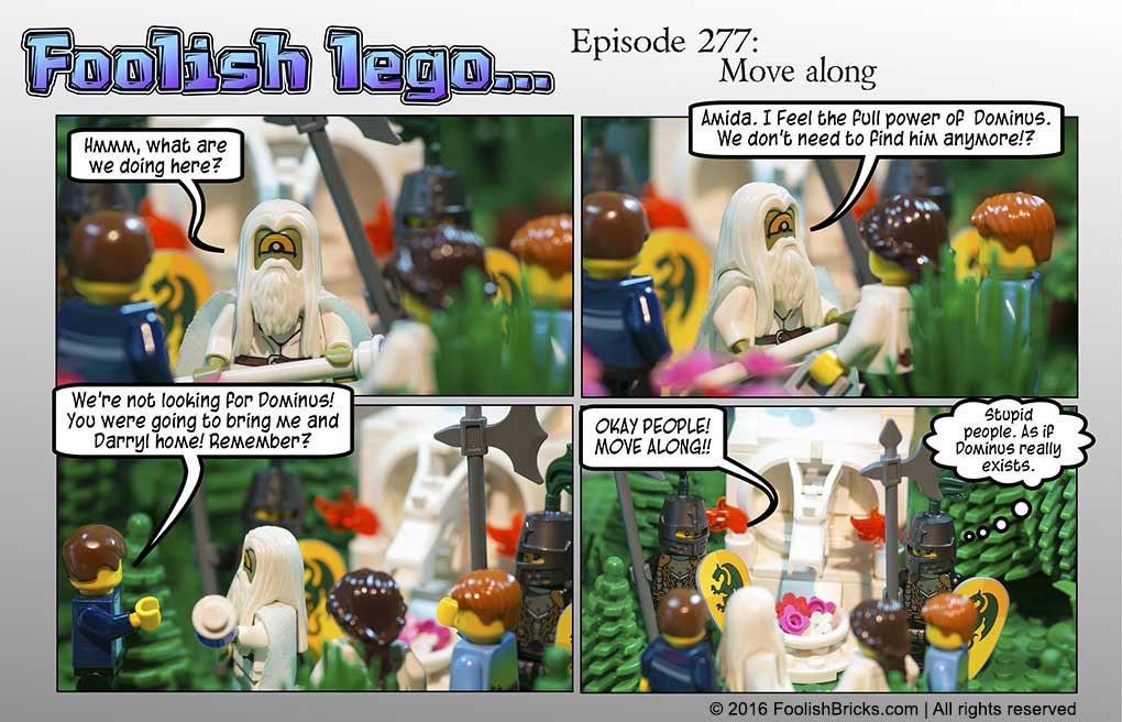lego brick comic - Willy is back, and does not understand what is going on