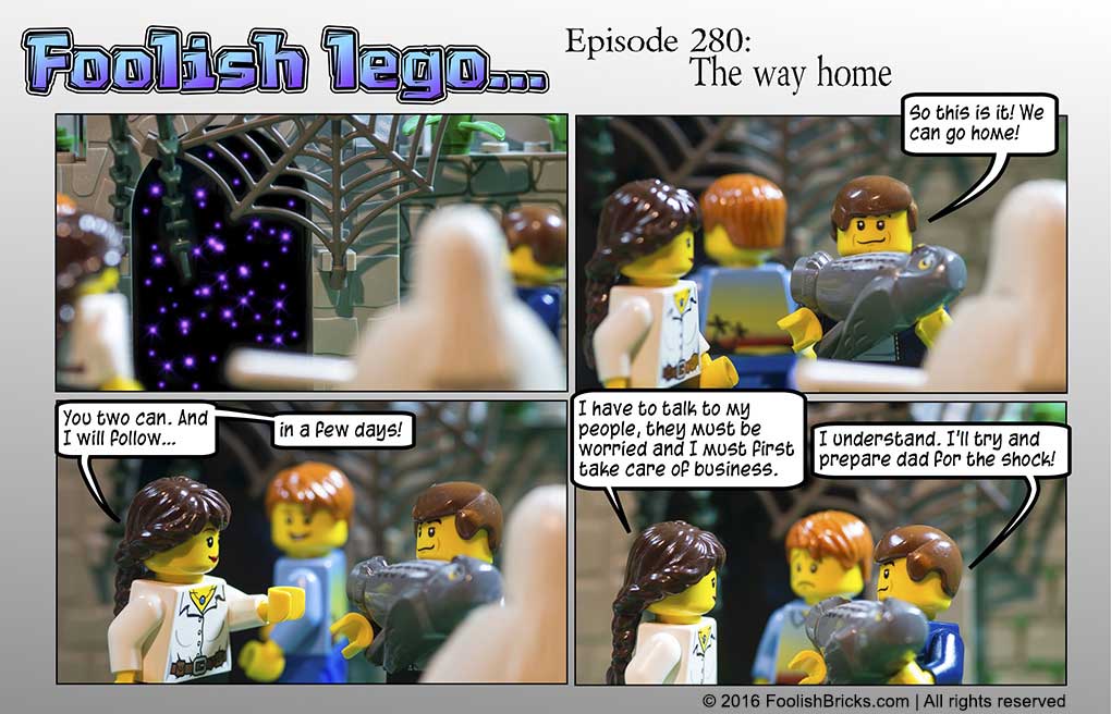 lego brick comic - Barry and Darryl can finally go home