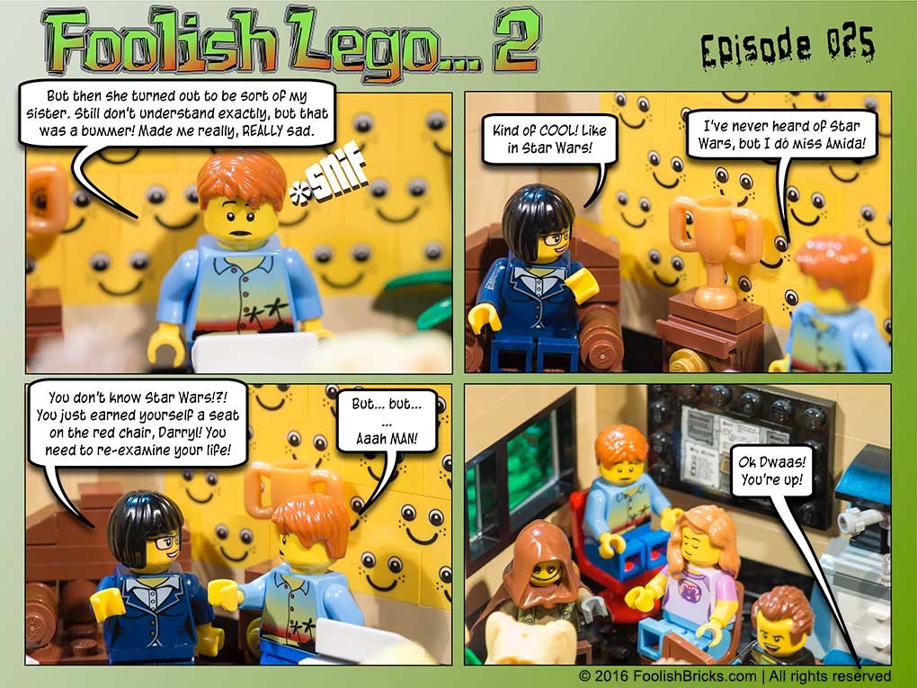 lego brick comic - Who does not know about star wars