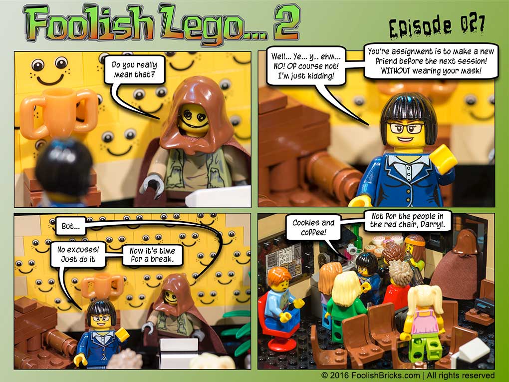 lego brick comic - Therapy is over