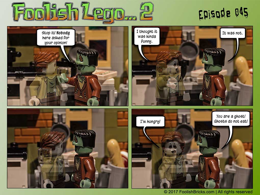 lego brick comic - Dwaas has had enough of Kemi's advice