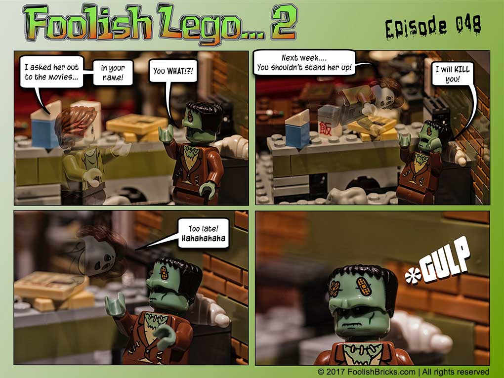 lego brick comic - Dwaas is not amused by Kemi