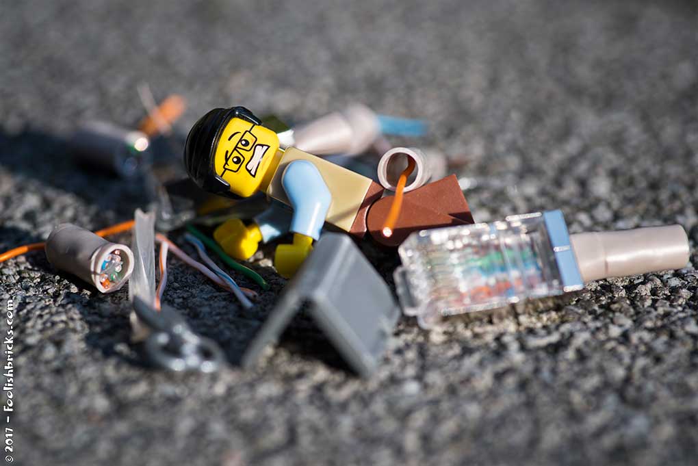 lego computer crash programmer in the mess