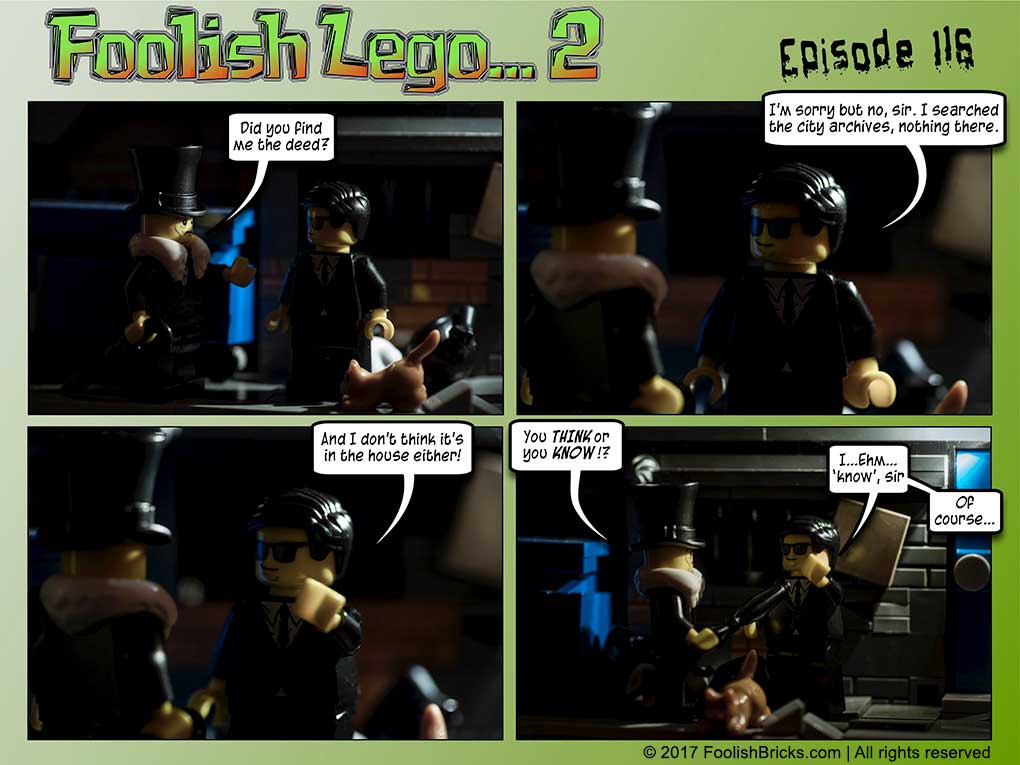 lego brick comic - The major likes his people to know, and does not want them to think