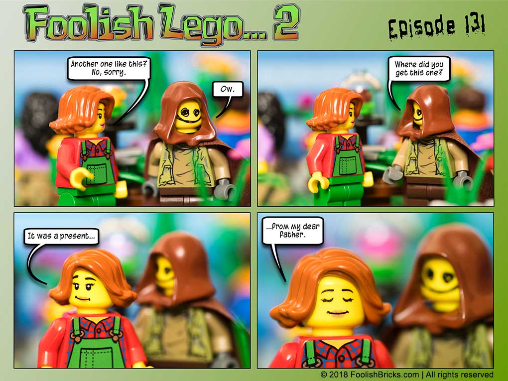 lego brick comic - The flower turns out to be very dear to Dawn