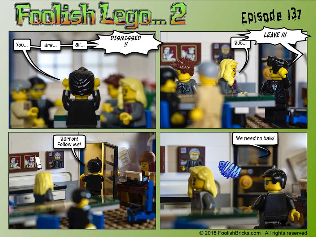 lego brick comic - The major angrily dismisses his city council
