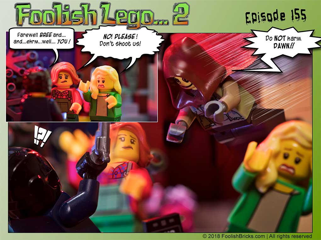 lego brick comic - dwaas comes to the rescue