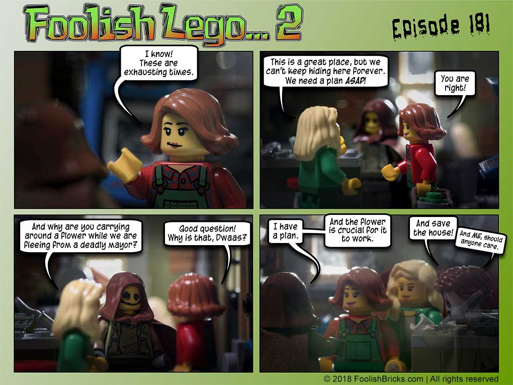 lego comic - The gang needs a plan, and Dwaas has one.