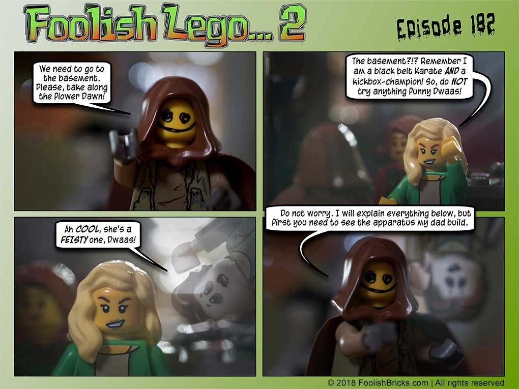 Lego Comic - Bree tells Dwaas not to try anything funny...