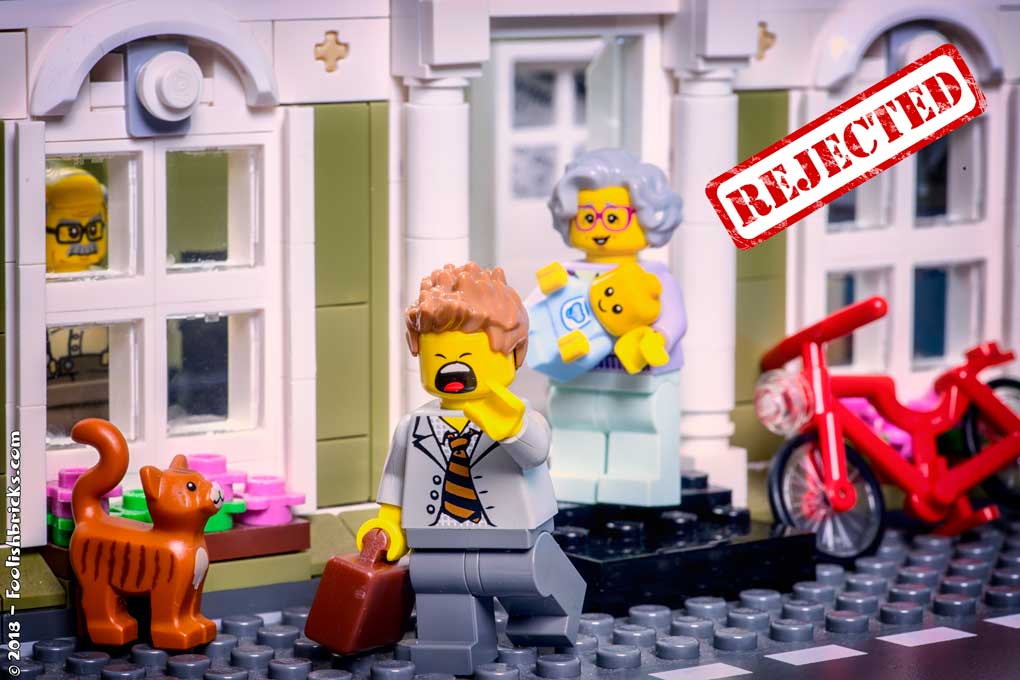 Rejected lego photography example