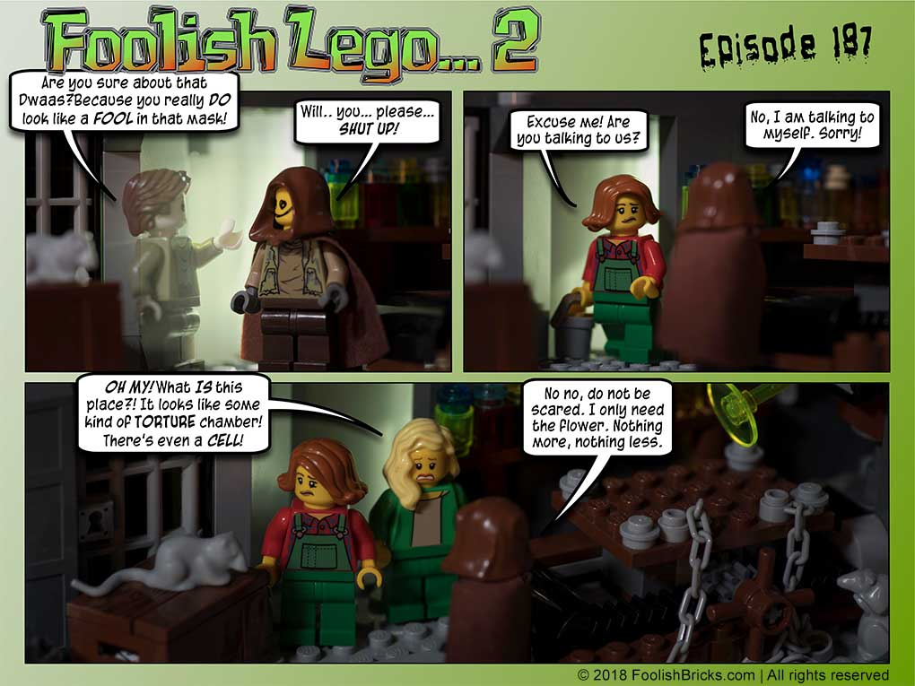 lego comic basement laboratory surprise