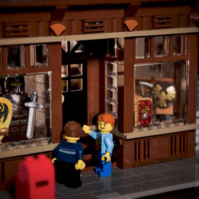Lego old antique store storefront