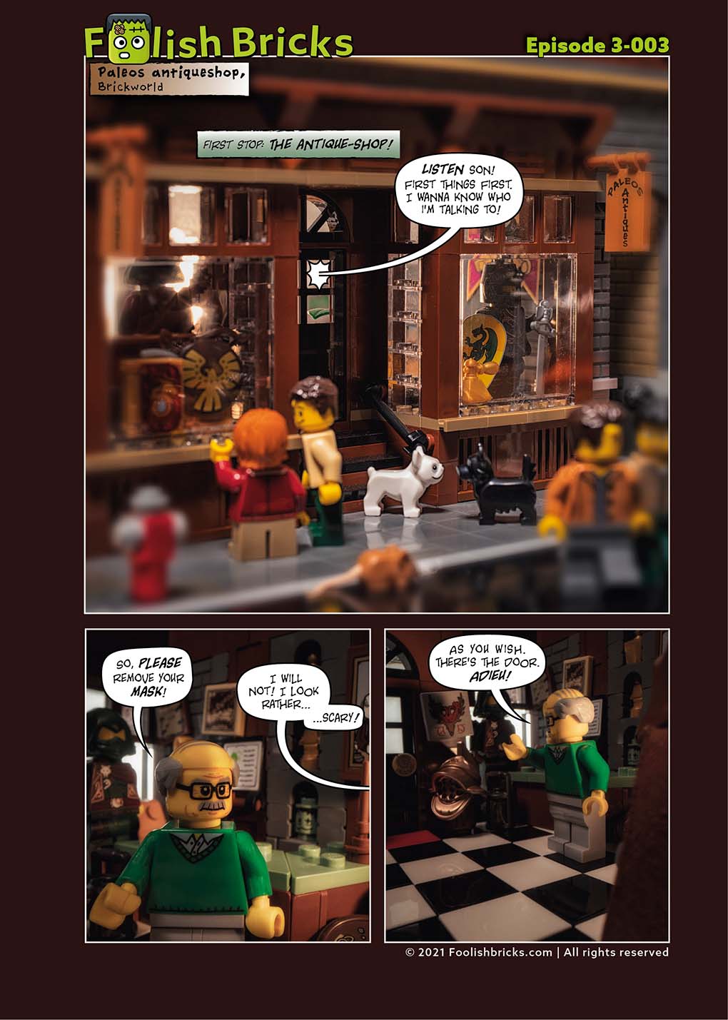 Lego comic - Little shop of antiques