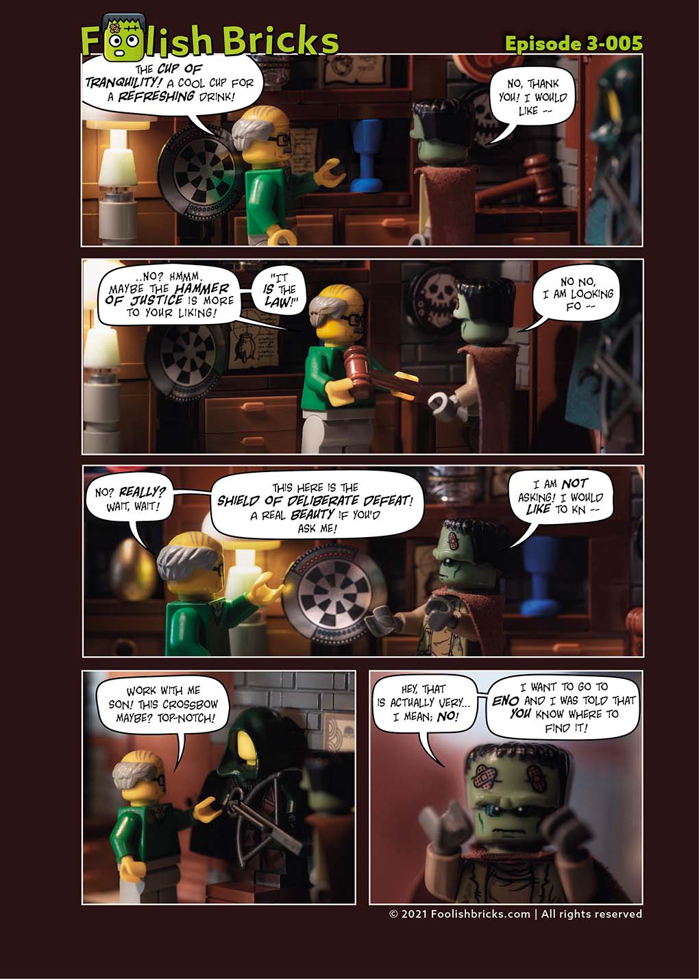 Lego comic - bazaar of the bizarre