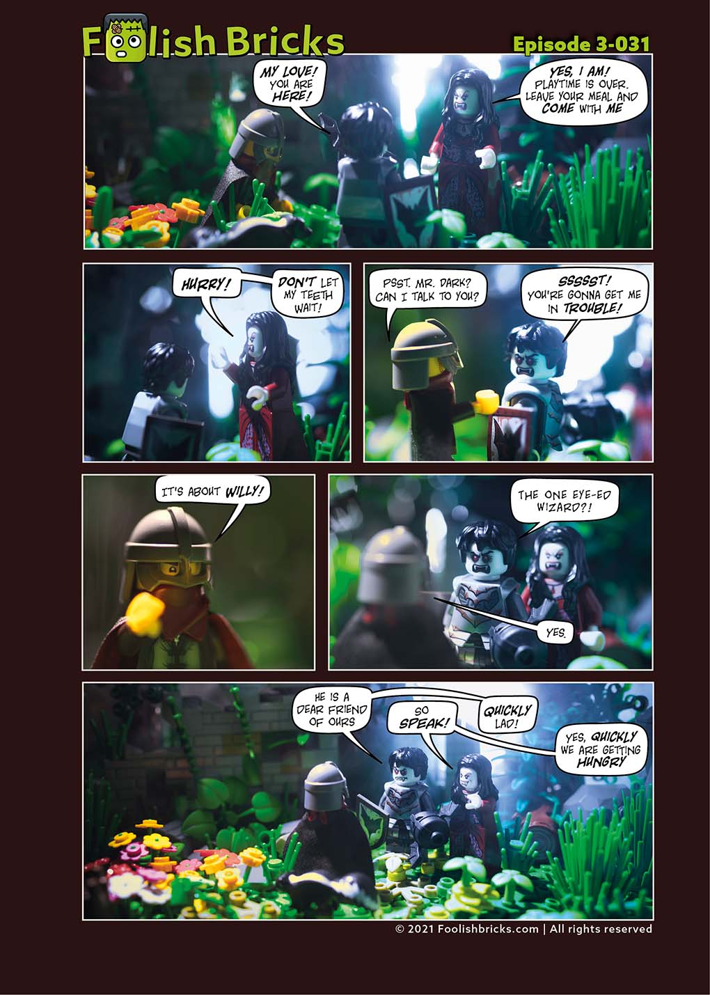 Brick comic - Playtime is over