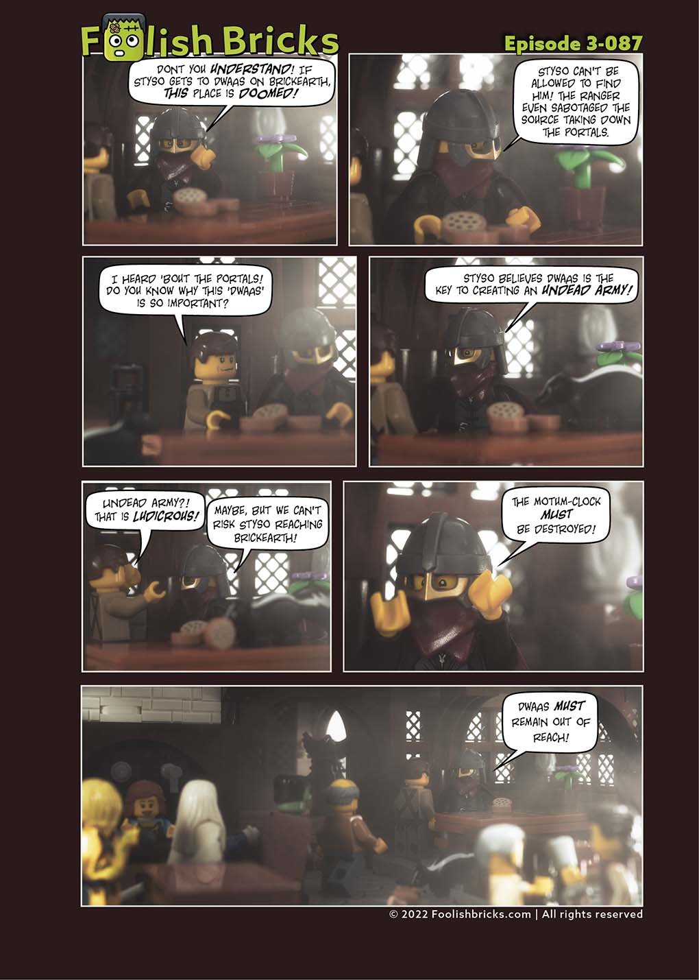 Lego Comic - out of reach