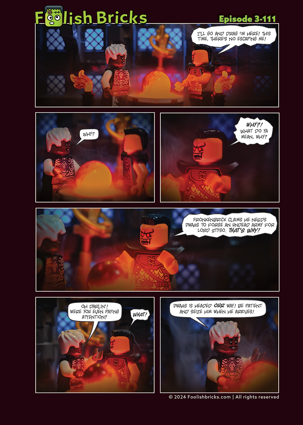 Lego Comic - pay attention