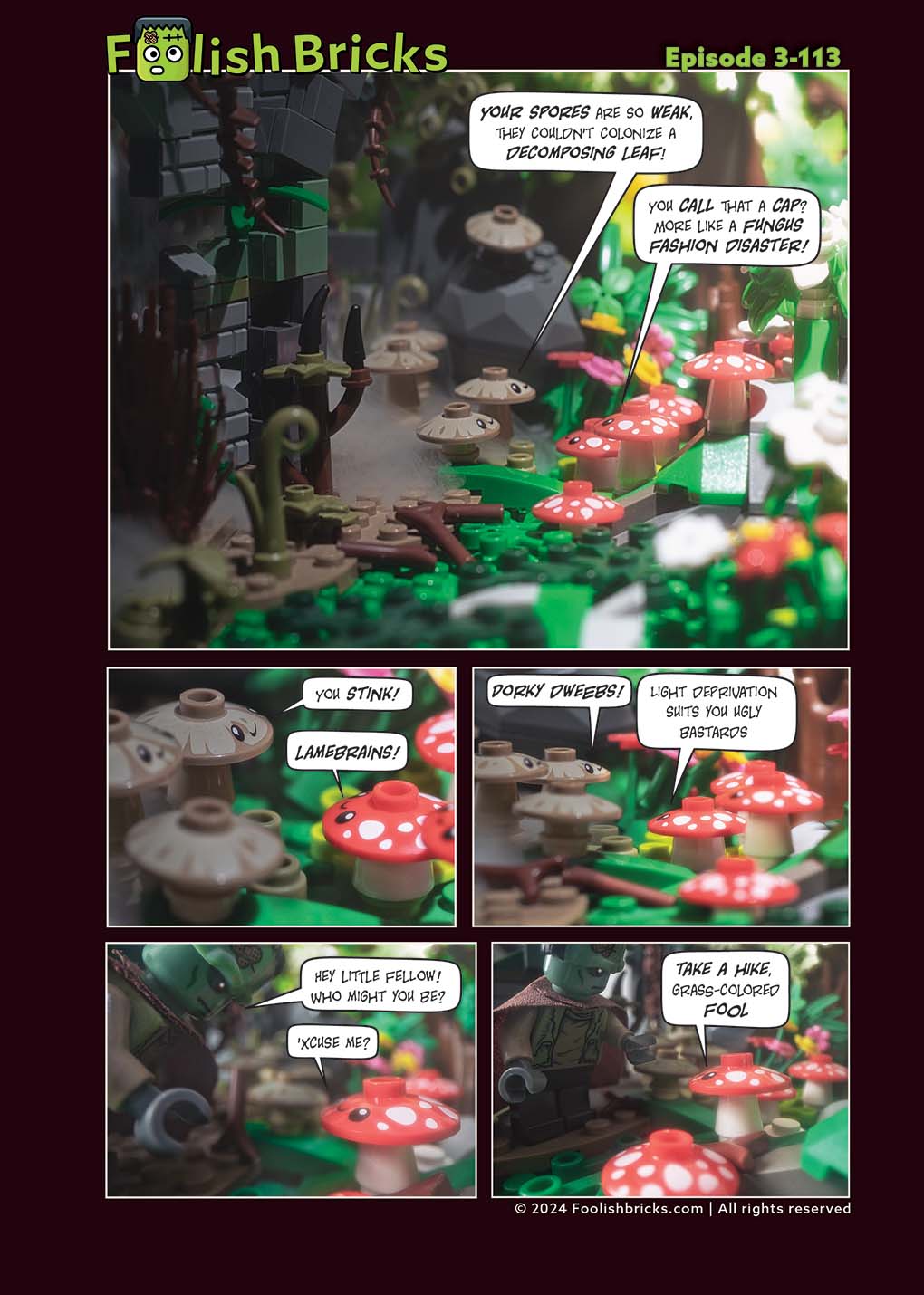Lego Comic - mushroom banter