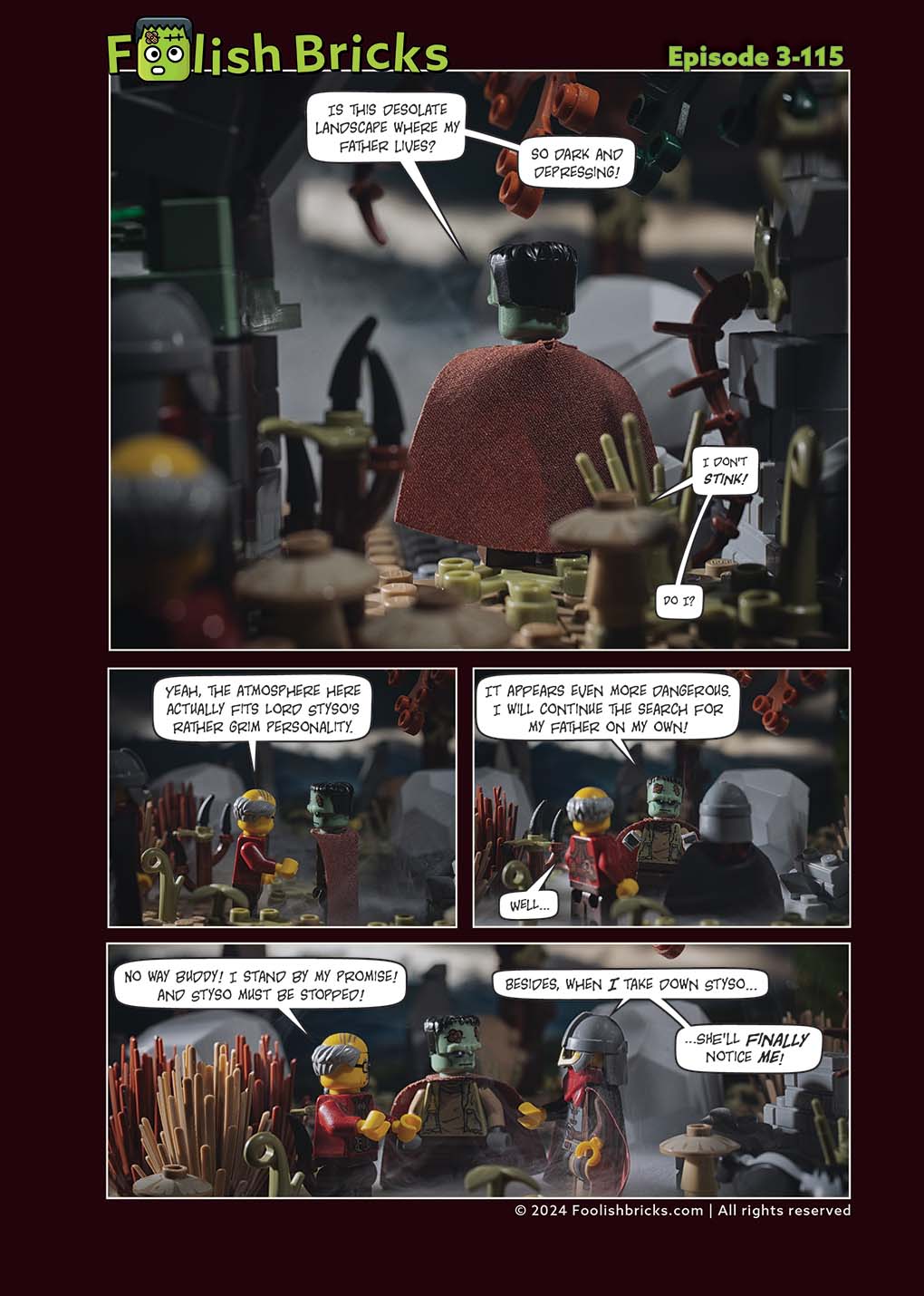 Lego Comic - desolate personality