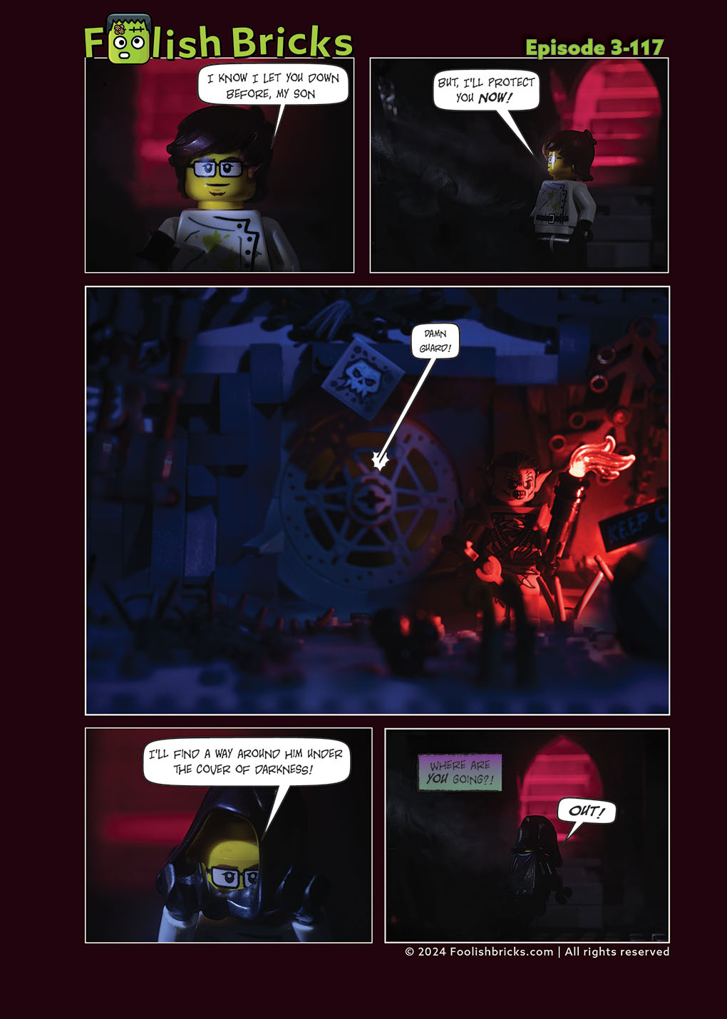 Lego Comic - under cover of darkness